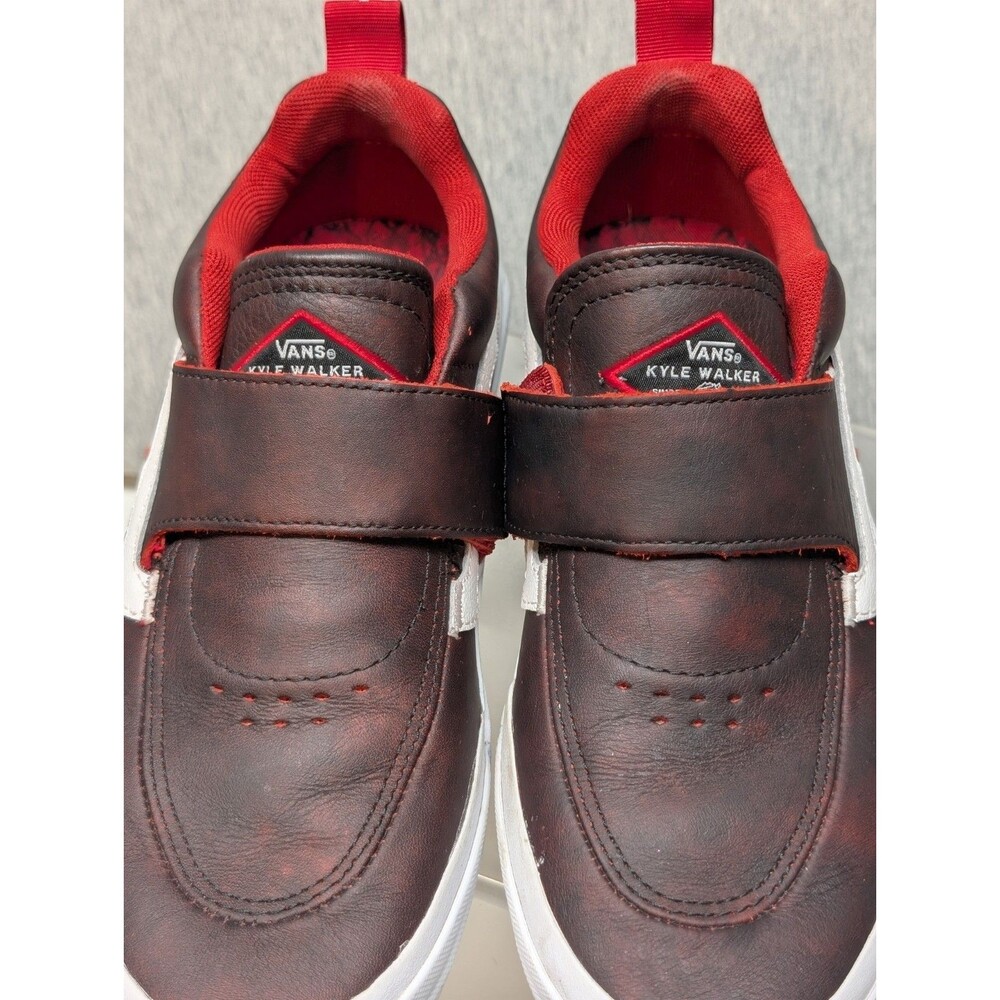 Vans Kyle Walker Pro 2 Mens Size 6.5 Brown Maroon Athletic Leather Shoes - Picture 3 of 8